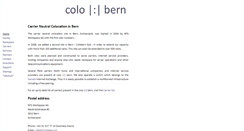 Desktop Screenshot of colobern.ch