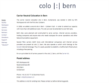 Tablet Screenshot of colobern.ch